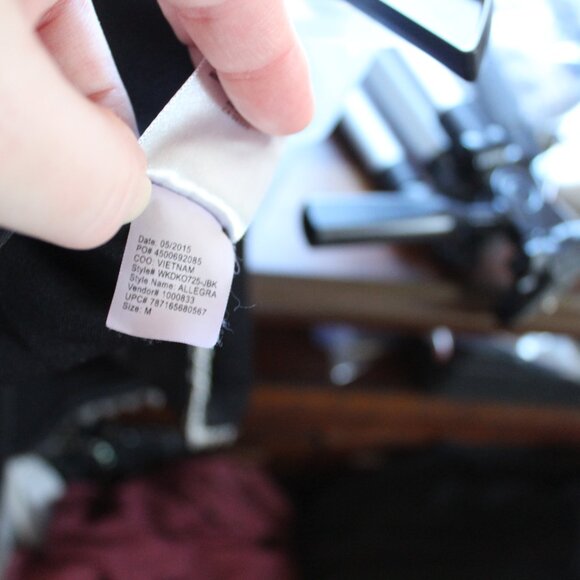 Kiind Of Brand Women's Black Dress with Metal Fringe - Size Medium - Picture 11 of 11